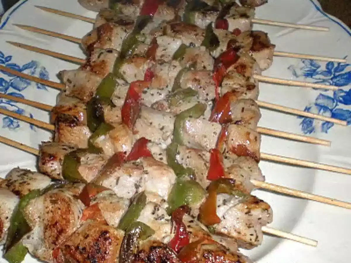 PINCHOS CON ARROZ BASMATI