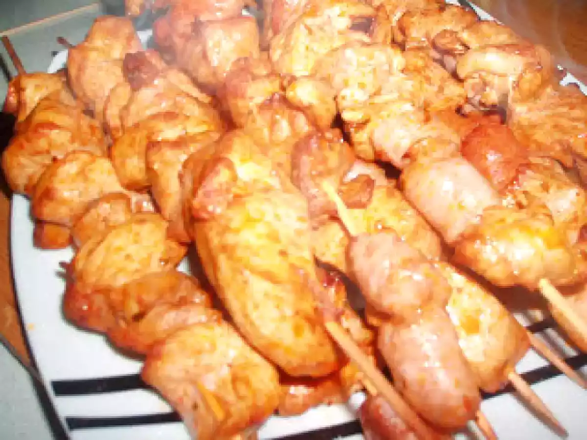 Pinchos morunos al horno