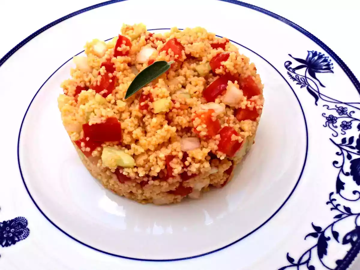 Pipirrana al cous cous
