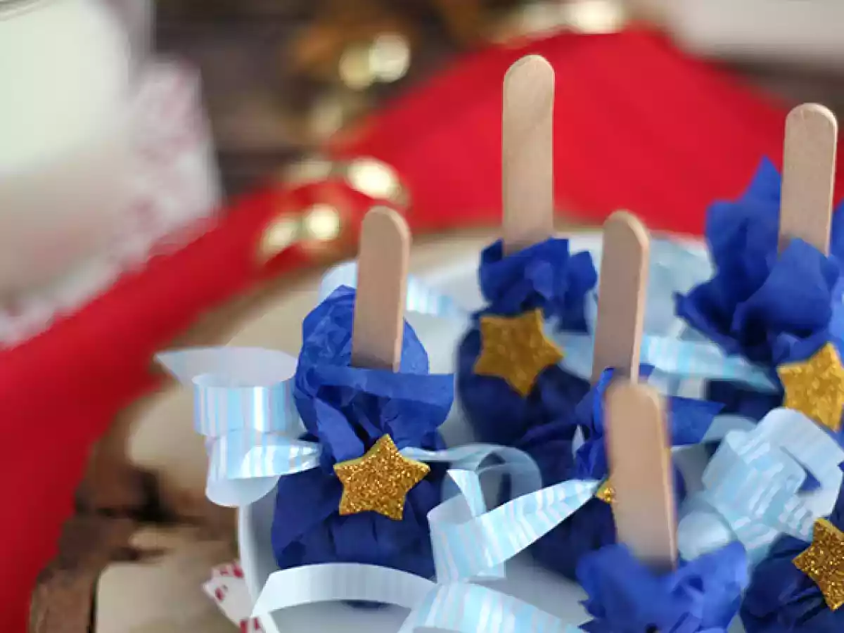 Piruletas de chocolate: chocolate blanco + spéculoos - foto 5