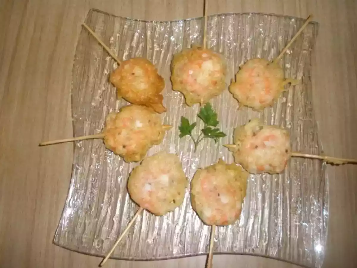 Piruletas de Langostinos - foto 2