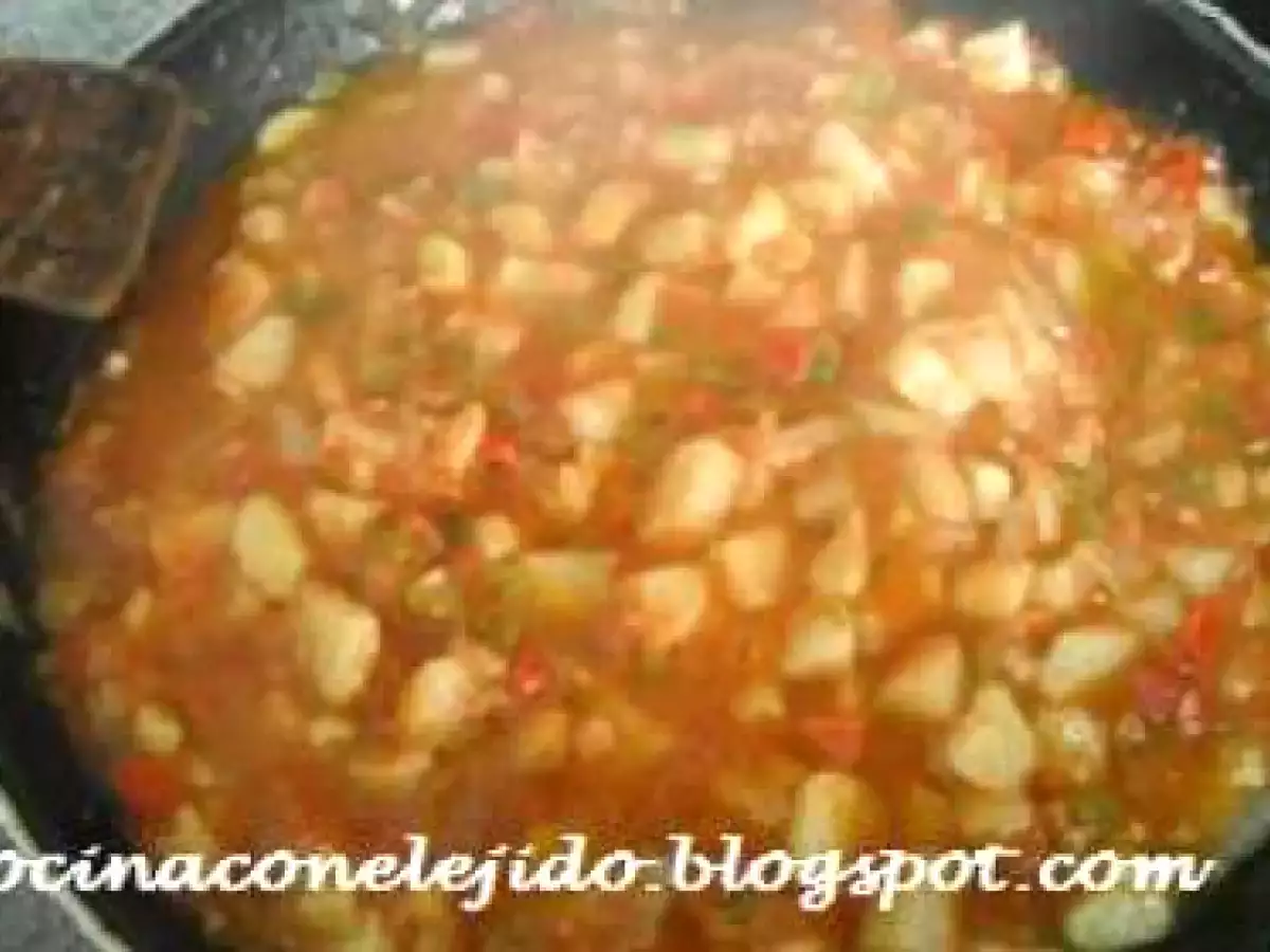 PISTO DE CALABACIN CON CHISTORRA - foto 3