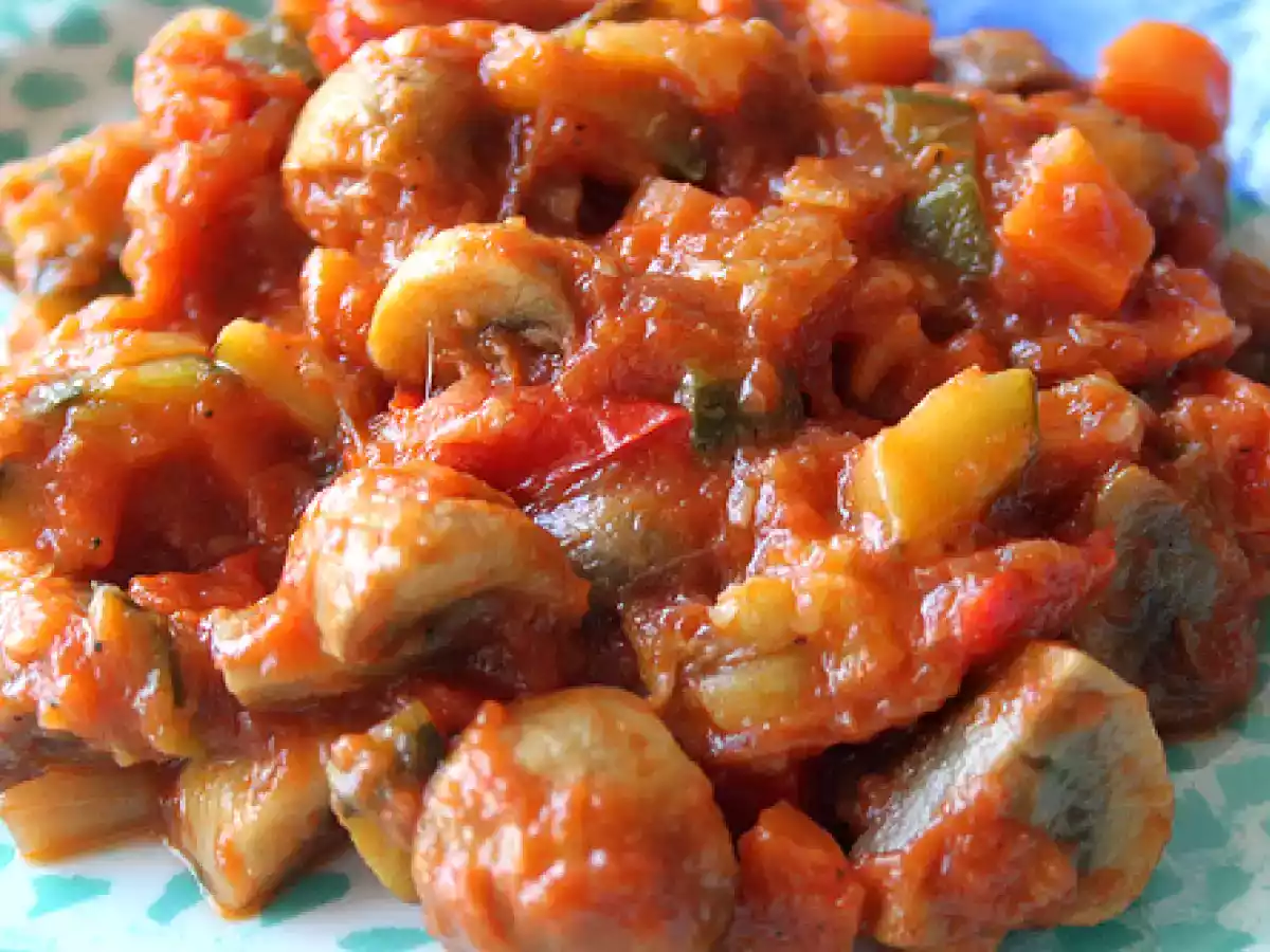 Pisto de verduras. Paso a paso.