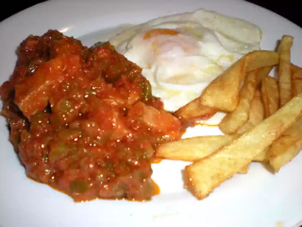 Pisto manchego con tropezones