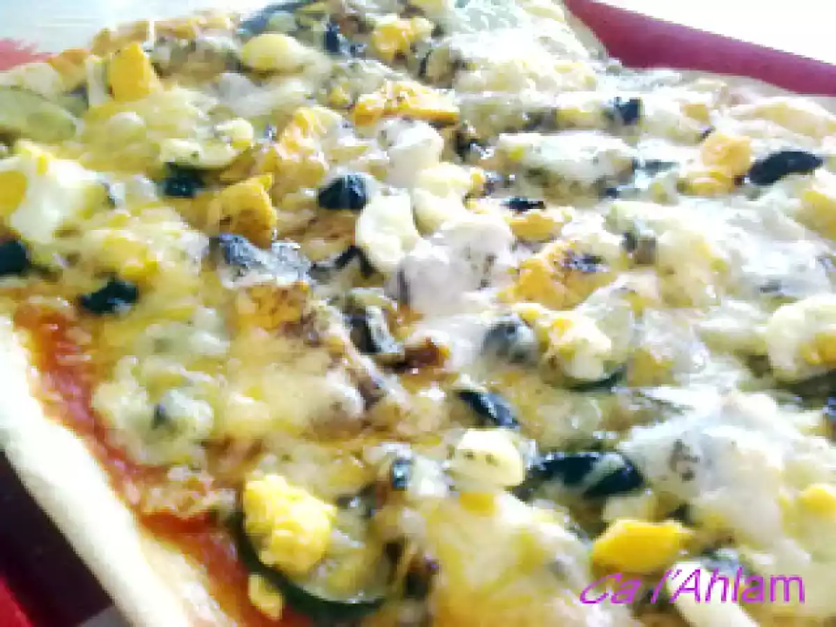 Pizza Casera de Verduras