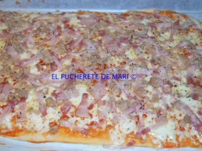 Pizza de atún y bacón, foto 3