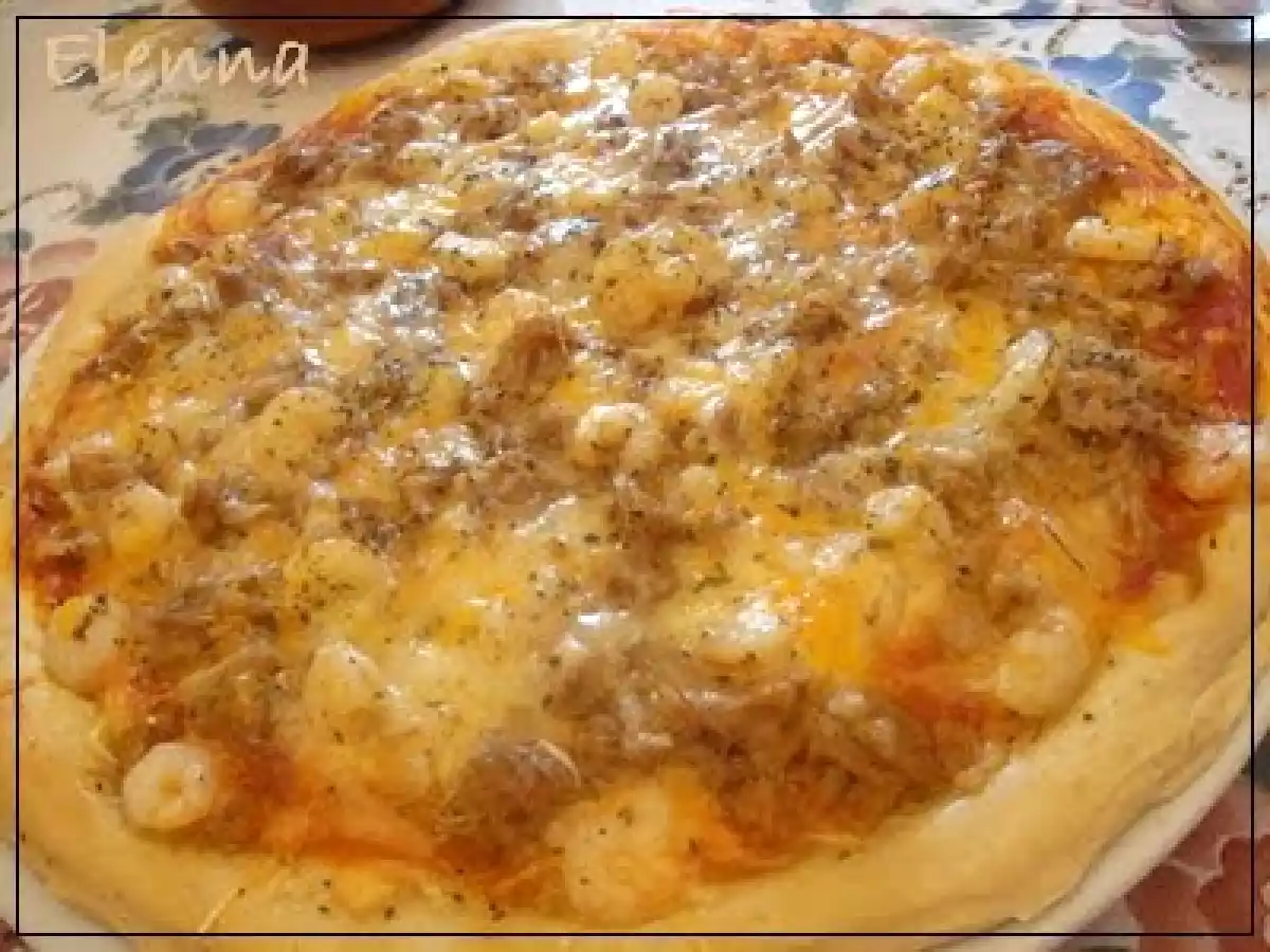 Pizza de atún y gambas - foto 2