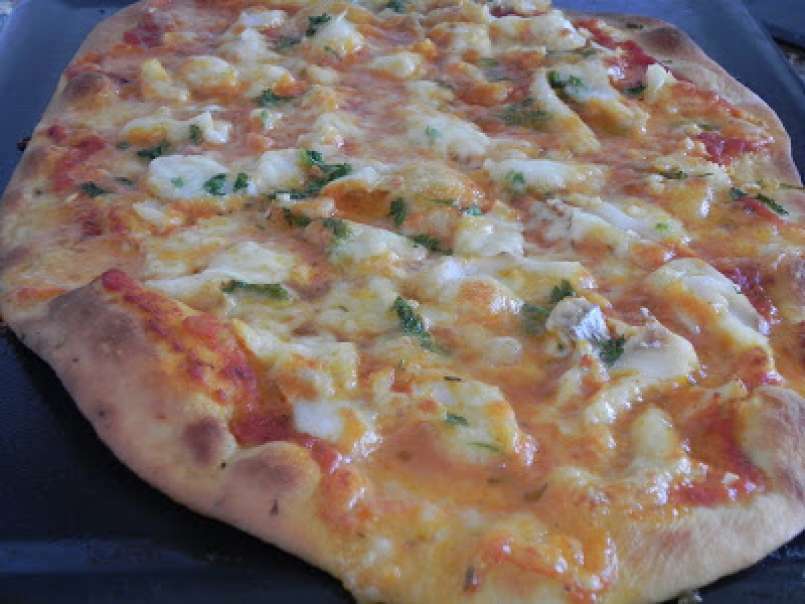 Pizza de bacalao