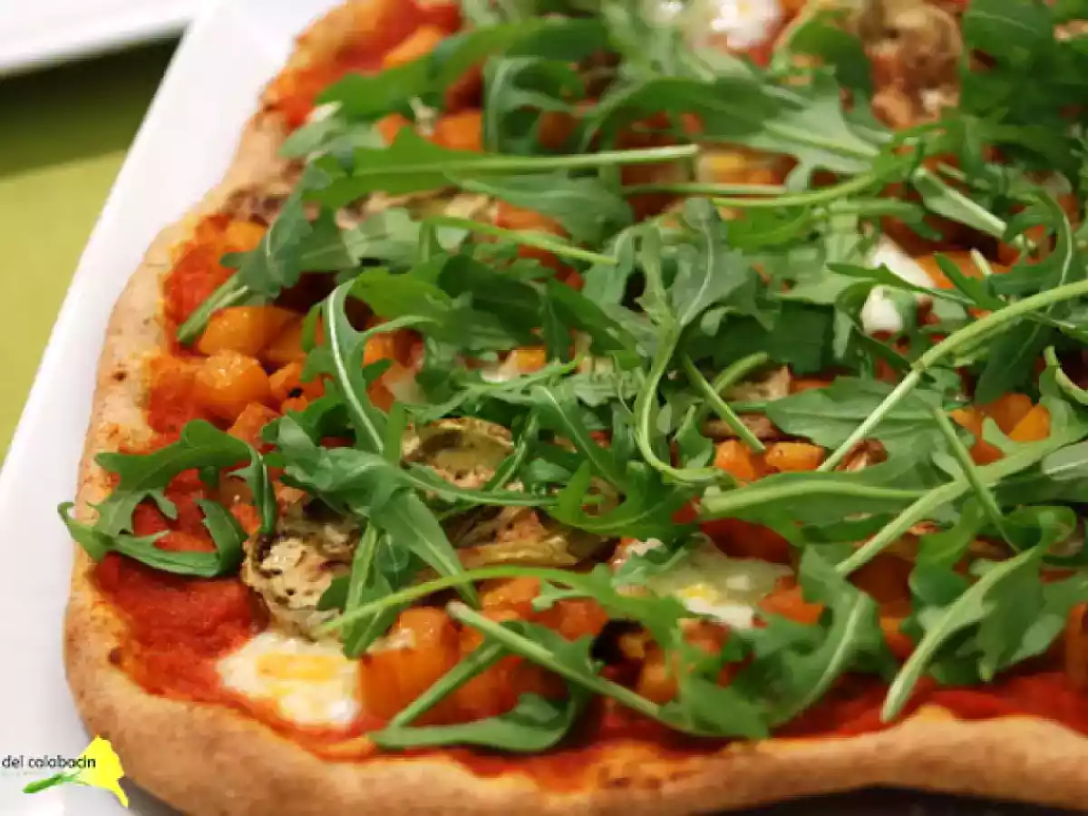 Pizza de espelta integral