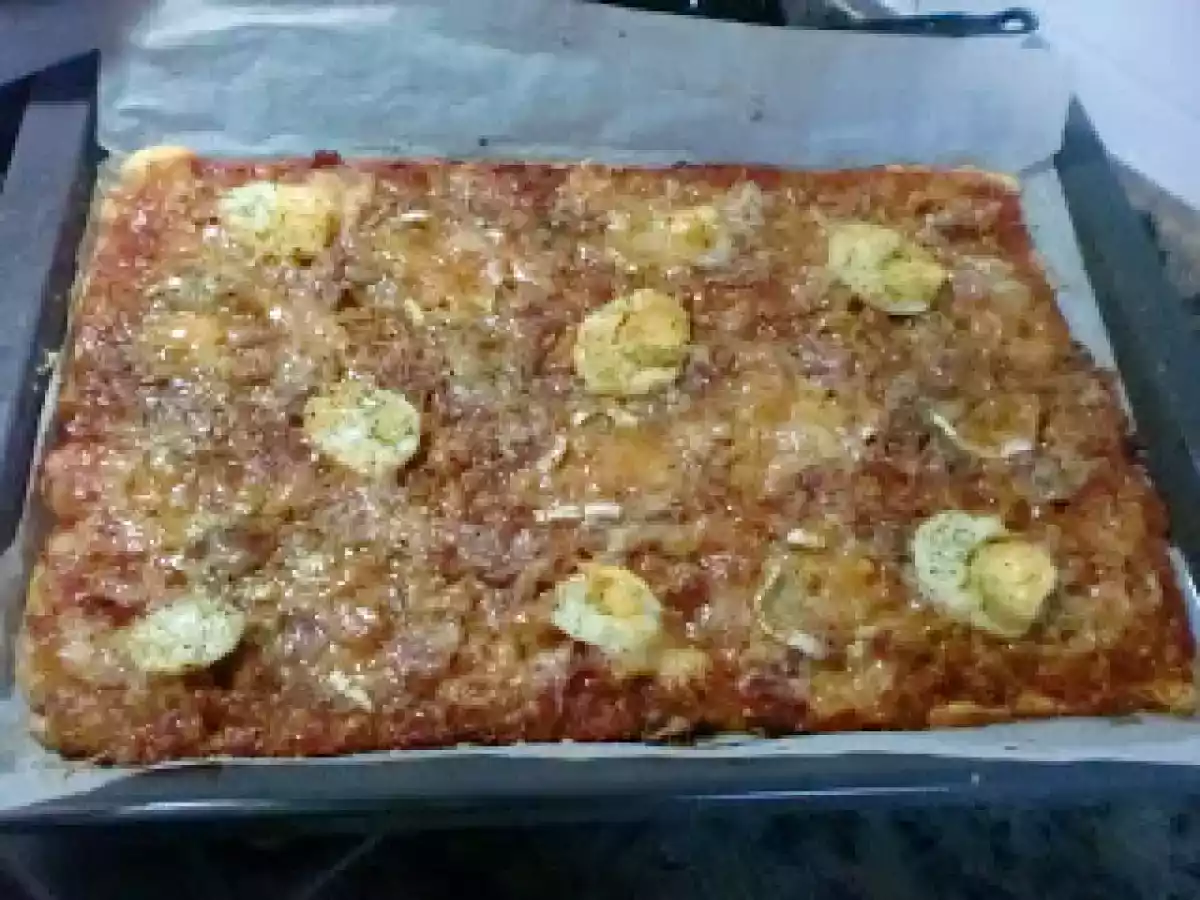 Pizza de hojaldre