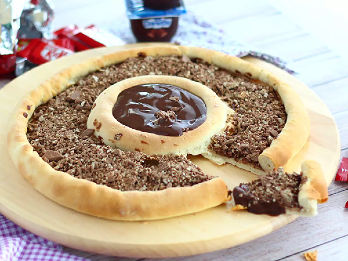 Pizza de KitKat y natillas, versión Telepizza Sweet - foto 4