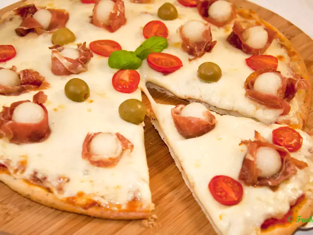 Pizza de melón con jamón ¡¡EXQUISITA!! - foto 6
