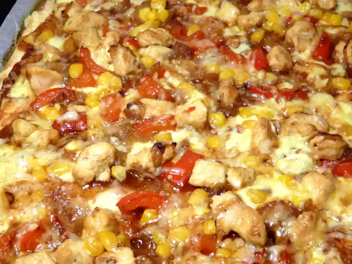 Pizza de pollo barbacoa - foto 2