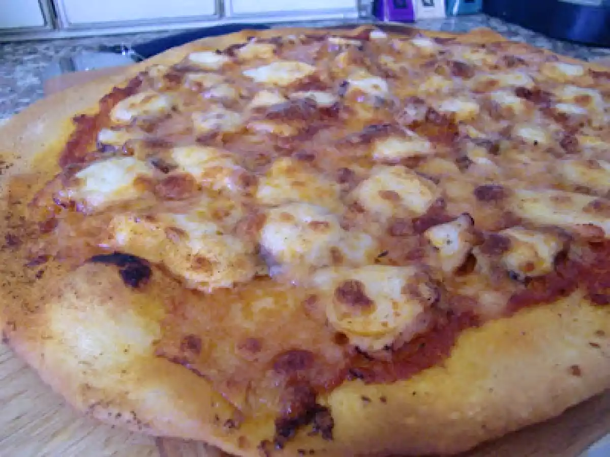 Pizza de pulpo a la gallega