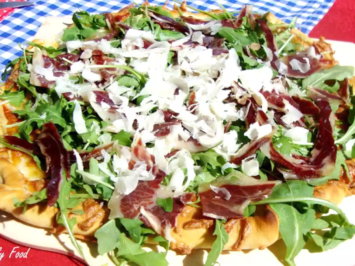 Pizza de Rúcula, Jamón Serrano y Parma - foto 2