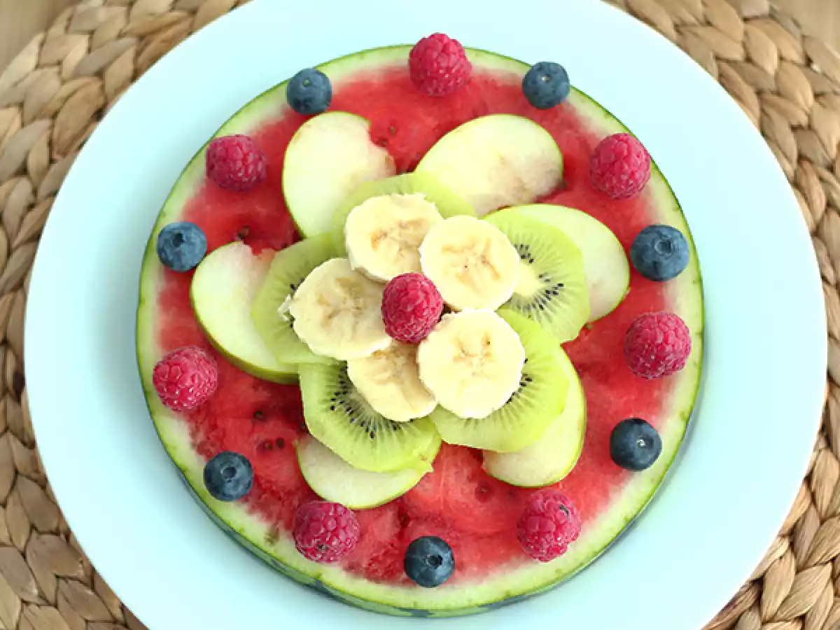 Pizza de sandía, postre refrescante - foto 2