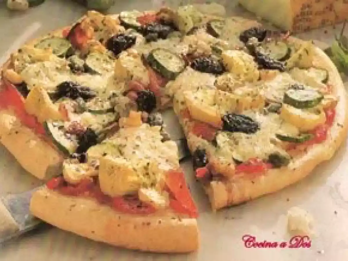 PIZZA DE VERDURAS
