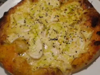 Pizza Jamie Oliver con queso de cabra