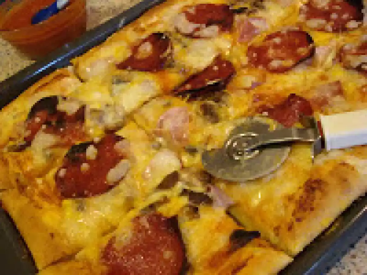 Pizza pan (estilo pizza hut)