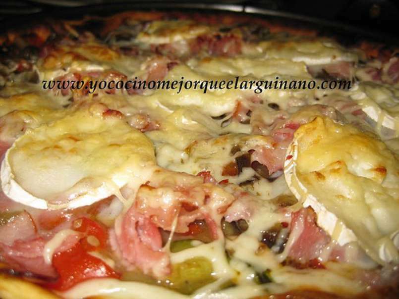 Pizza-Quiché de Verduras y Bacon, foto 1