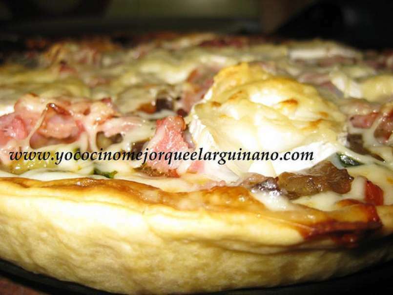 Pizza-Quiché de Verduras y Bacon, foto 2