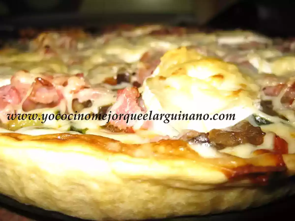 Pizza-Quiché de Verduras y Bacon - foto 2