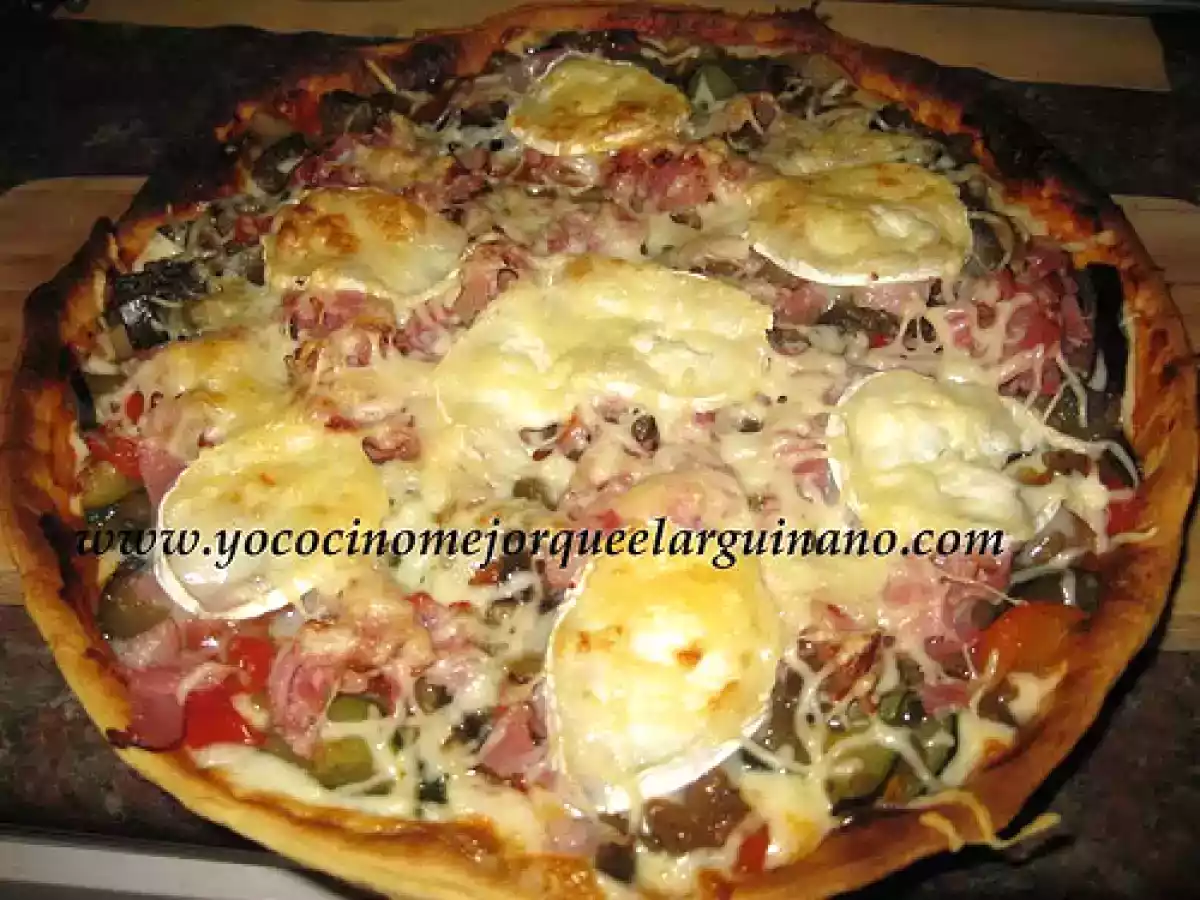 Pizza-Quiché de Verduras y Bacon - foto 3