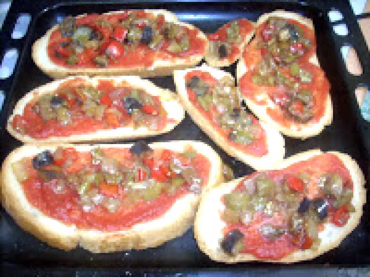 Pizza rápida: Pannini con pan de pagès - foto 2