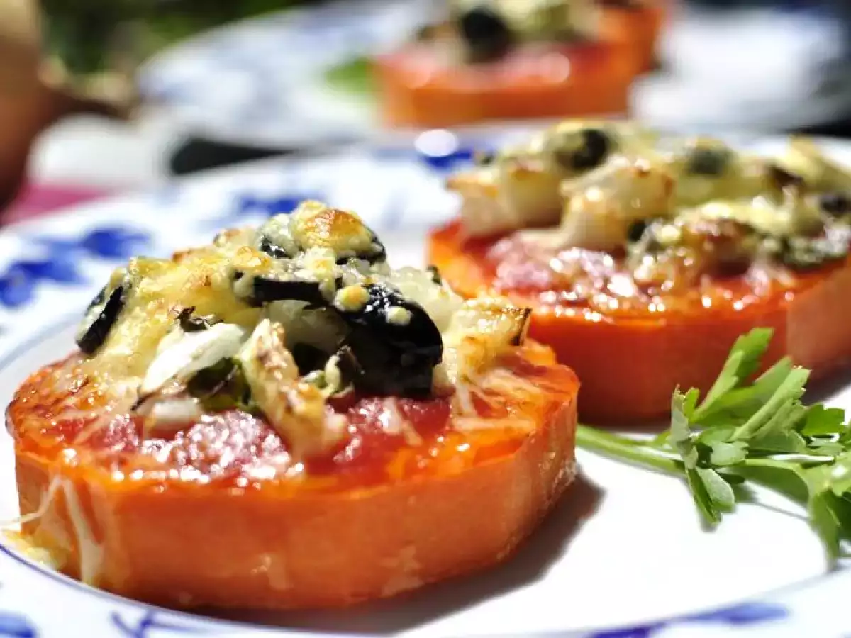 Pizzetas de calabaza con aceitunas - foto 2