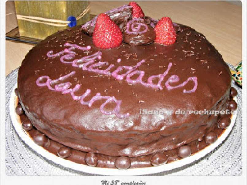 Placer adulto: tarta de chocolate y naranja (chocolate and orange cake), foto 1