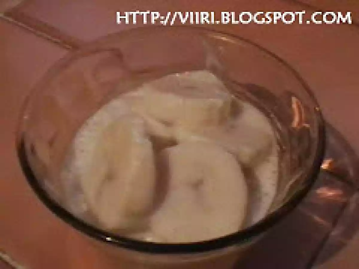 Plátanos con crema...