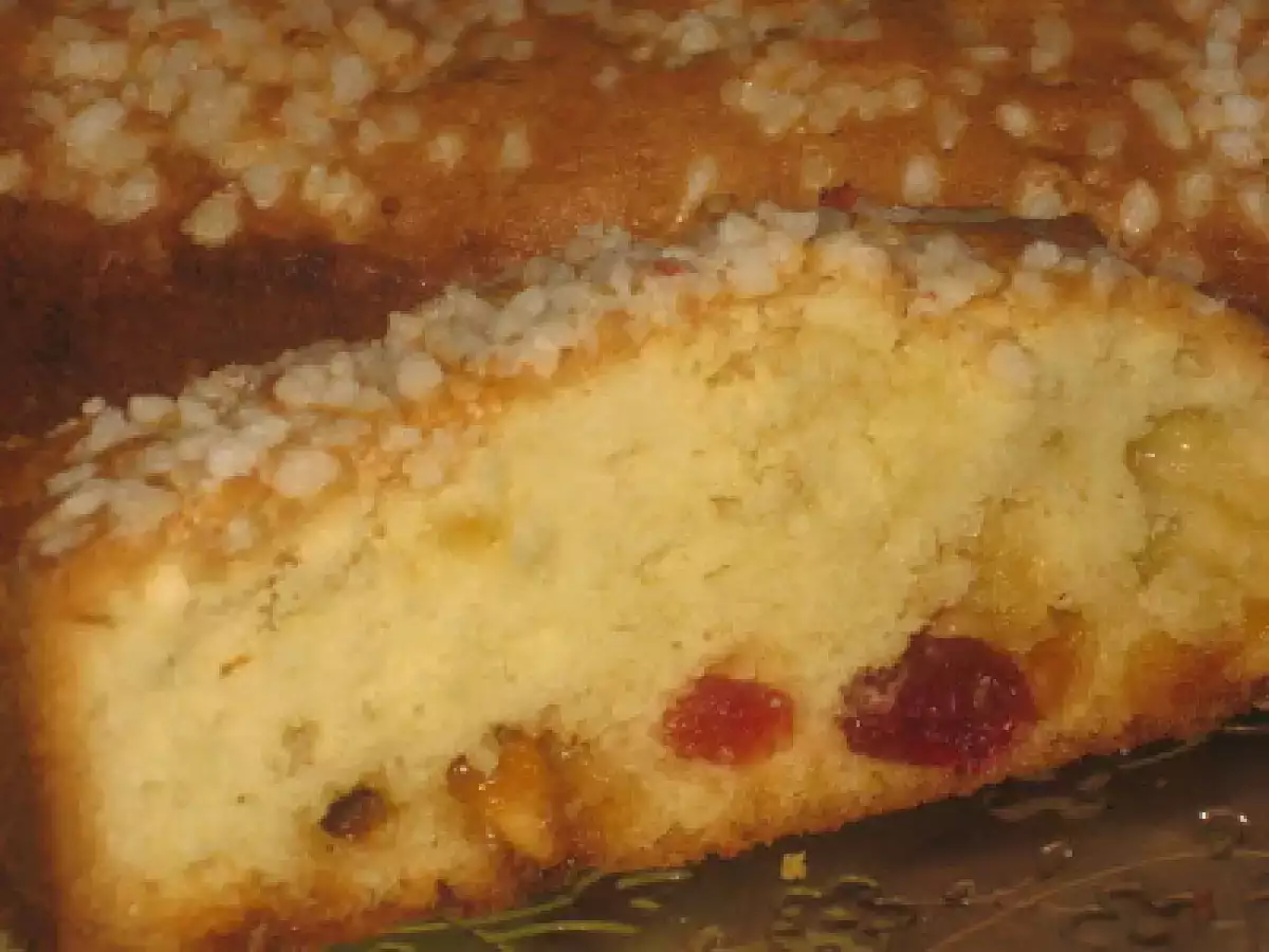 Plum cake de cerezas y chocolate blanco - foto 3
