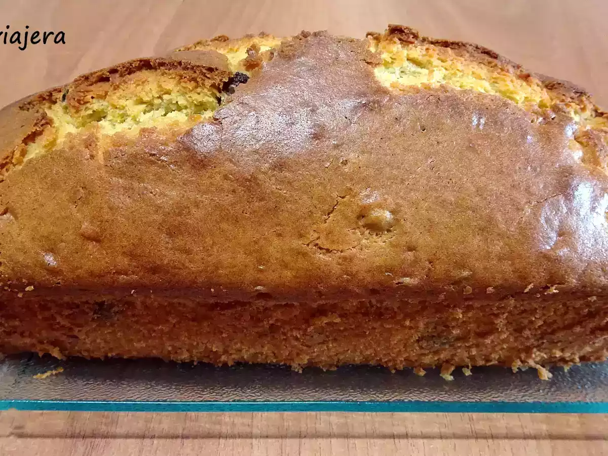 Plum cake de frutas y ron