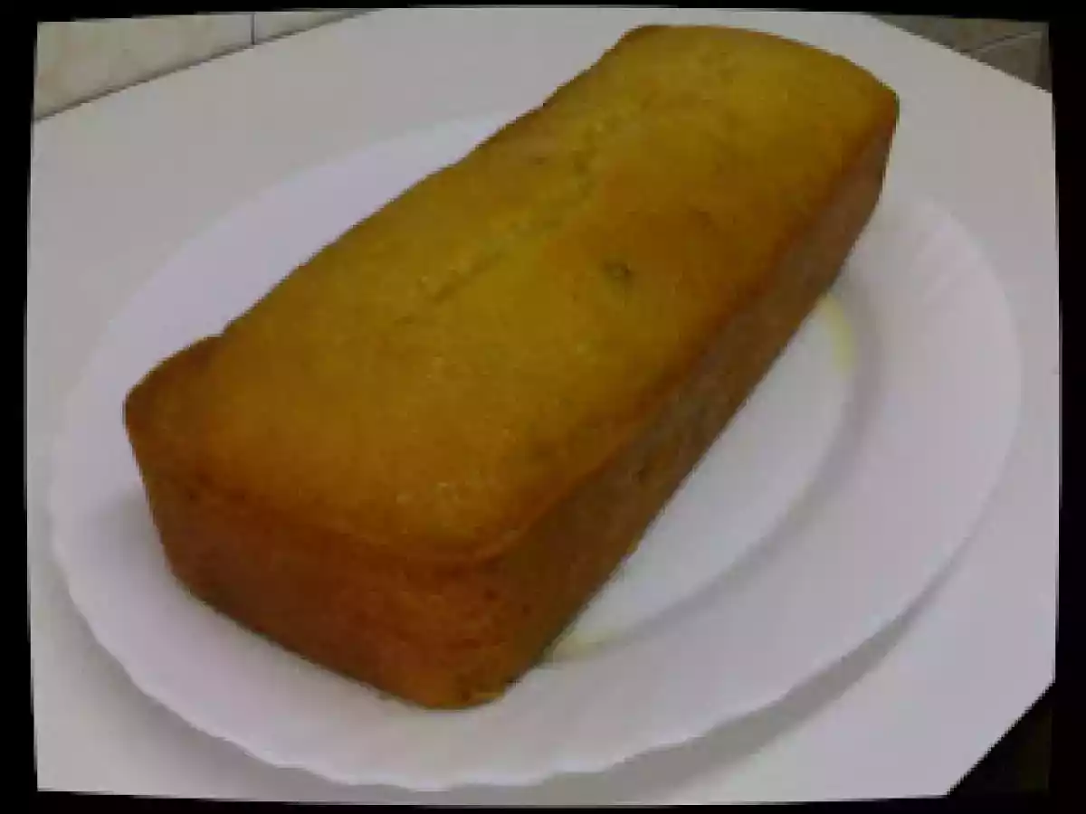 Plum-Cake de naranja con pasas