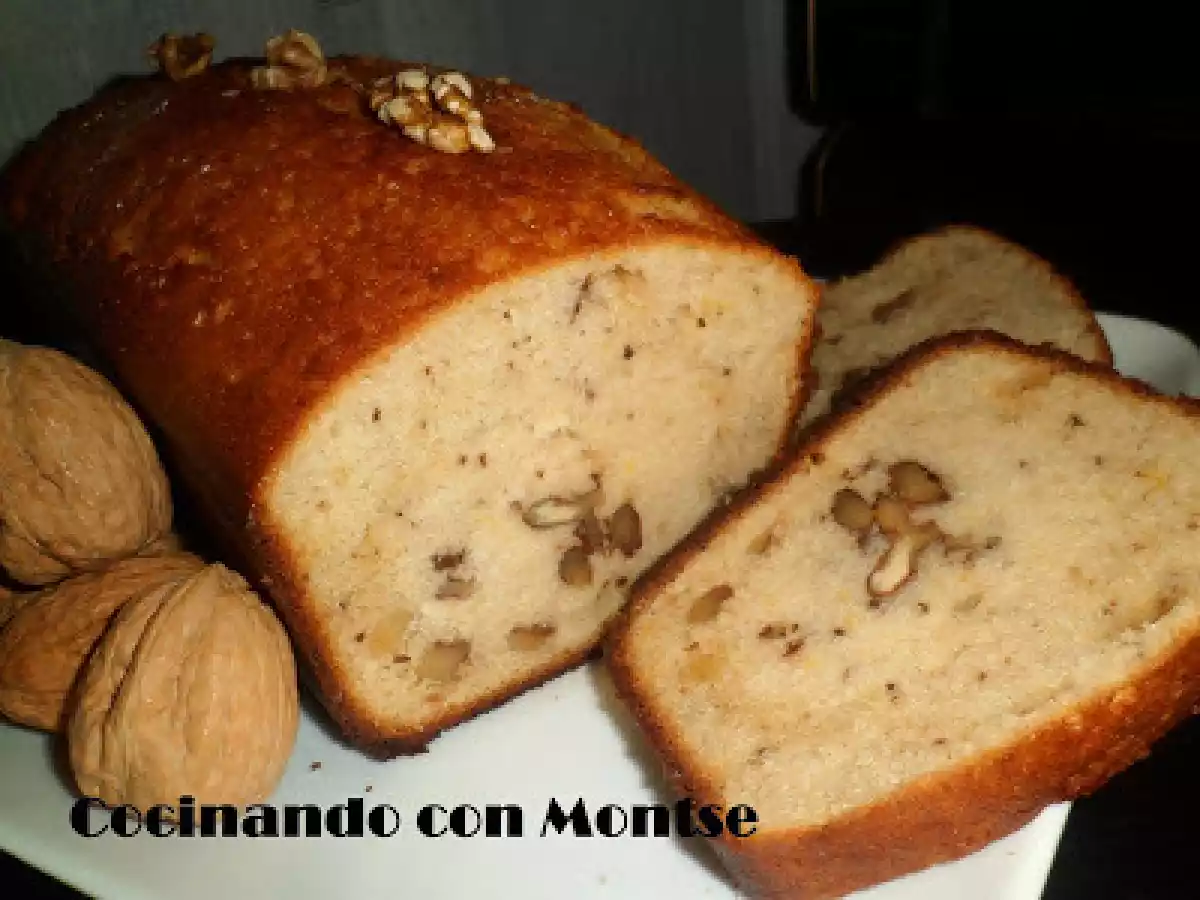 Plum-Cake de nueces y leche condensada