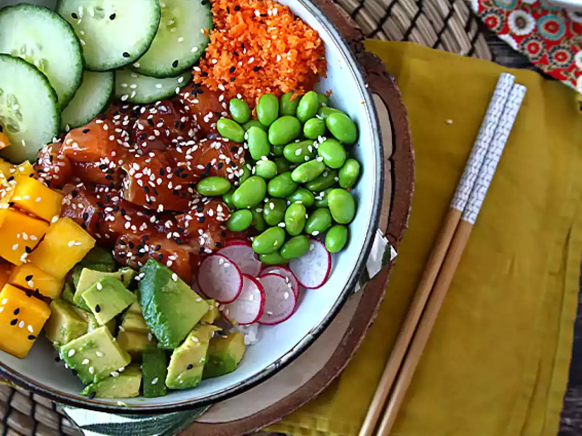 Poke bowl de salmón - foto 4
