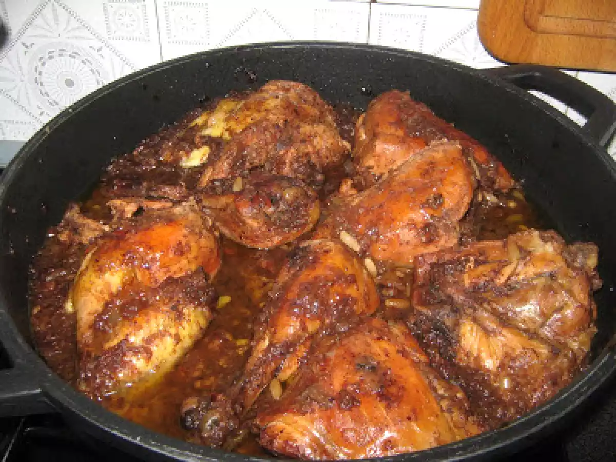 Pollastre amb fruits secs