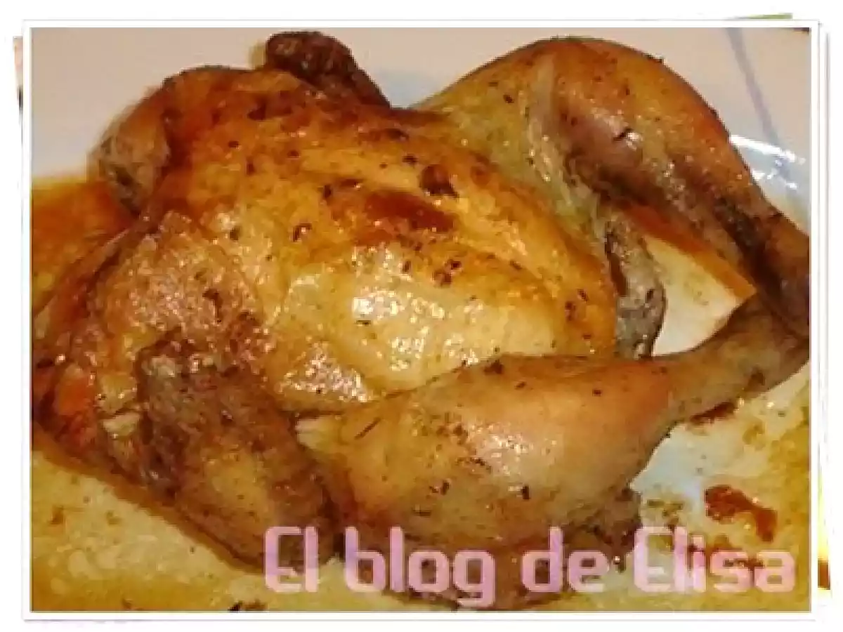 Pollo a la botella