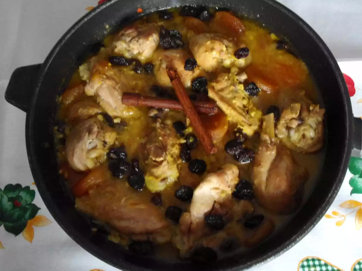 Pollo a la canela a mi estilo