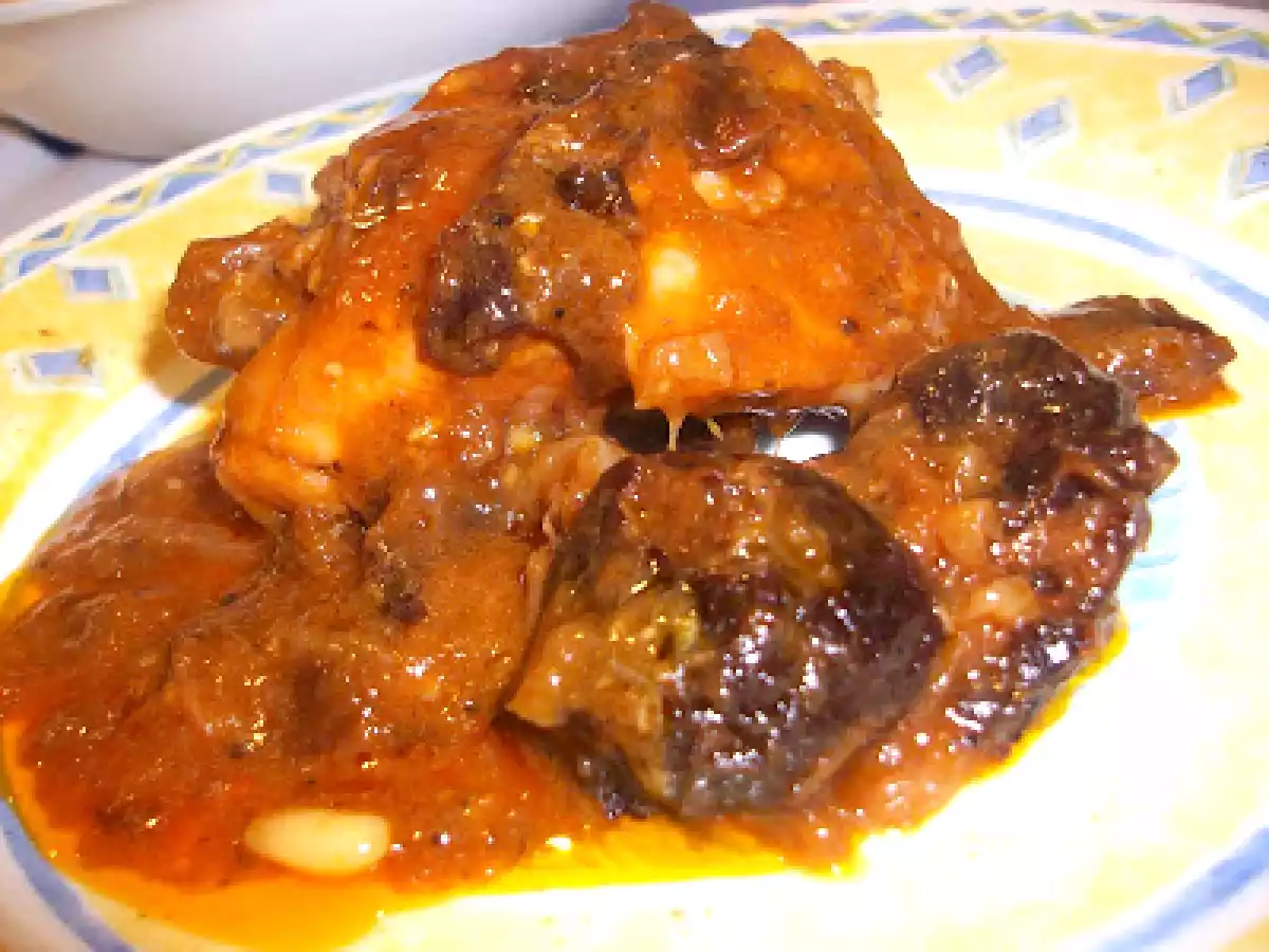 Pollo a la catalana en Thermomix