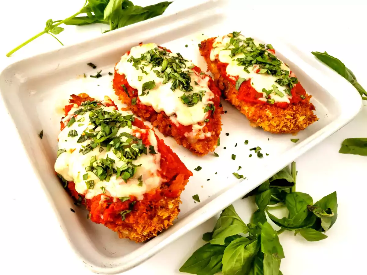 Pollo a la parmesana bajo en calorías - foto 2