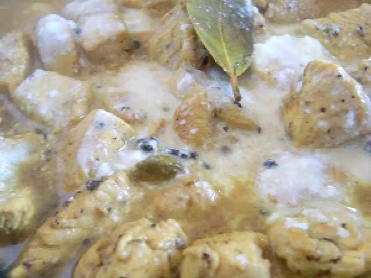 Pollo a la pimienta al estilo del sur de la India