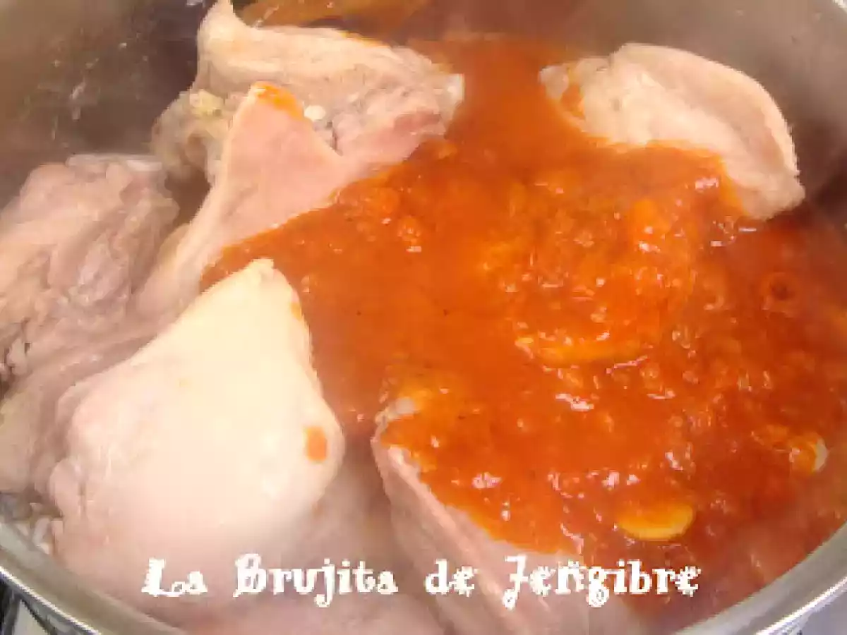 POLLO A LA TOSCANA ACOMPAÑADO DE POLENTA...UN HECHIZO CASERO!!! - foto 7