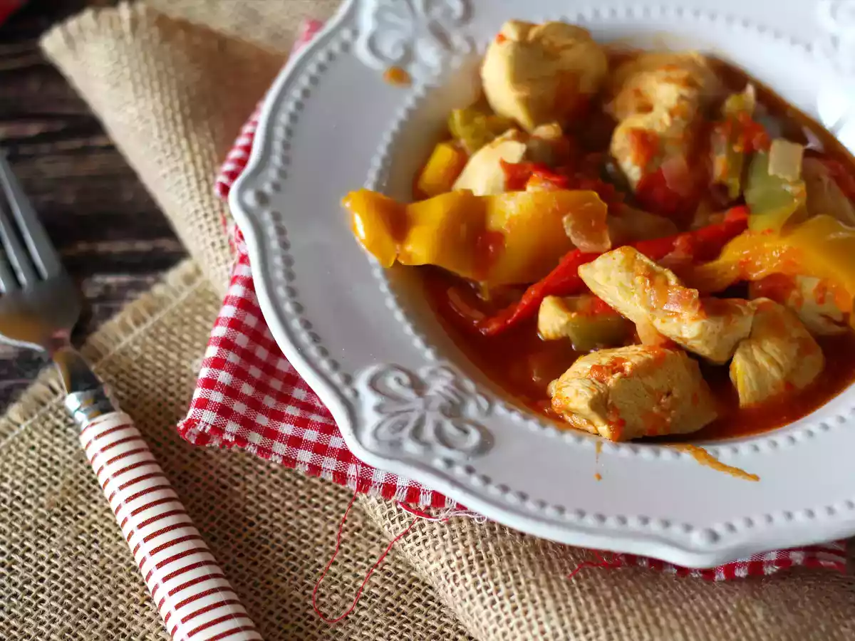 Pollo a la vasca, receta exprés en robot de cocina Cookeo y en olla rápida - foto 3