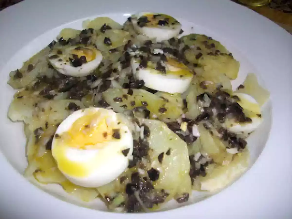 Pollo a las hierbas y ensalada campera en Thermomix