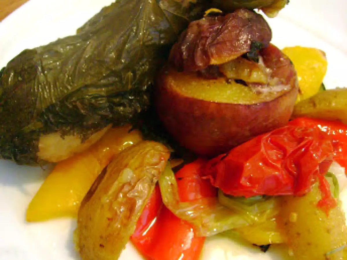 Pollo al Cartoccio de Hojas de Parra con Verduras - foto 12