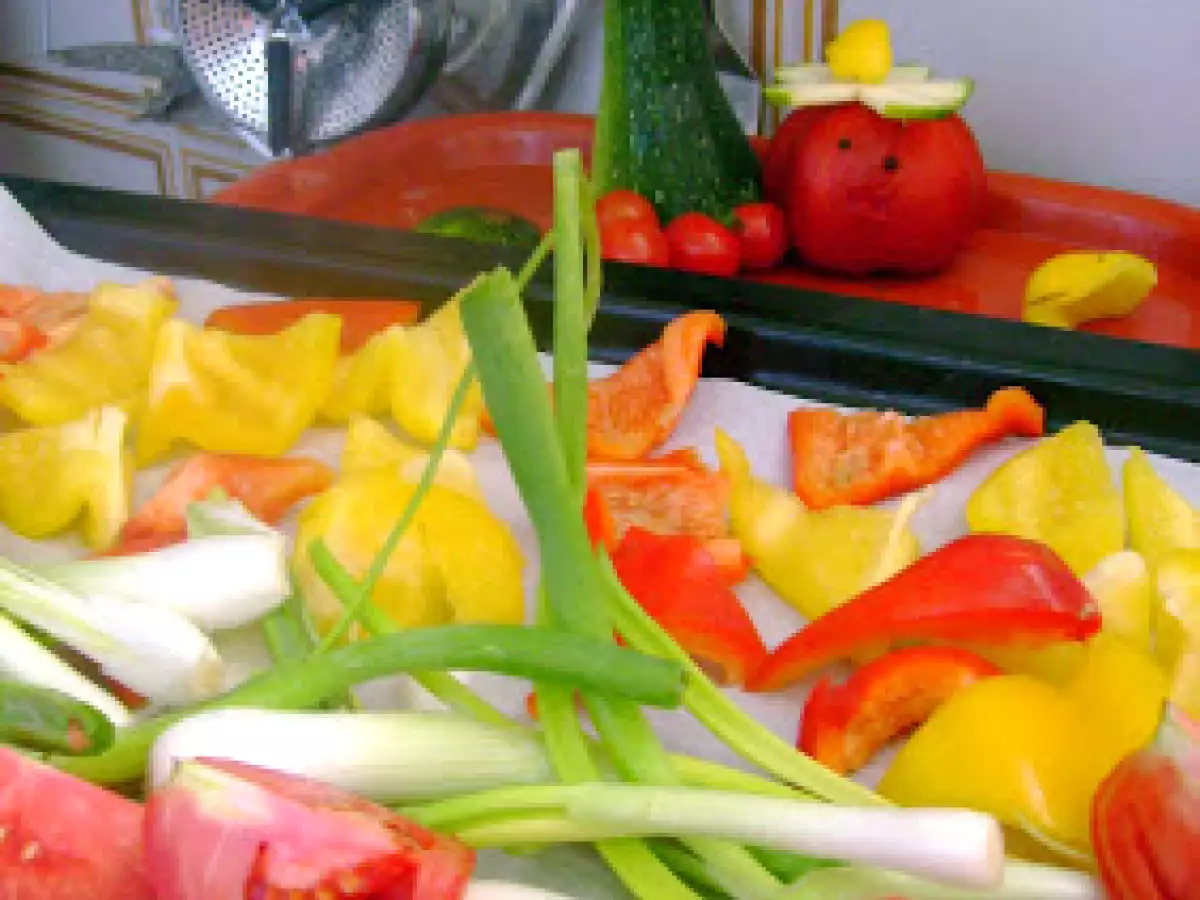 Pollo al Cartoccio de Hojas de Parra con Verduras - foto 13