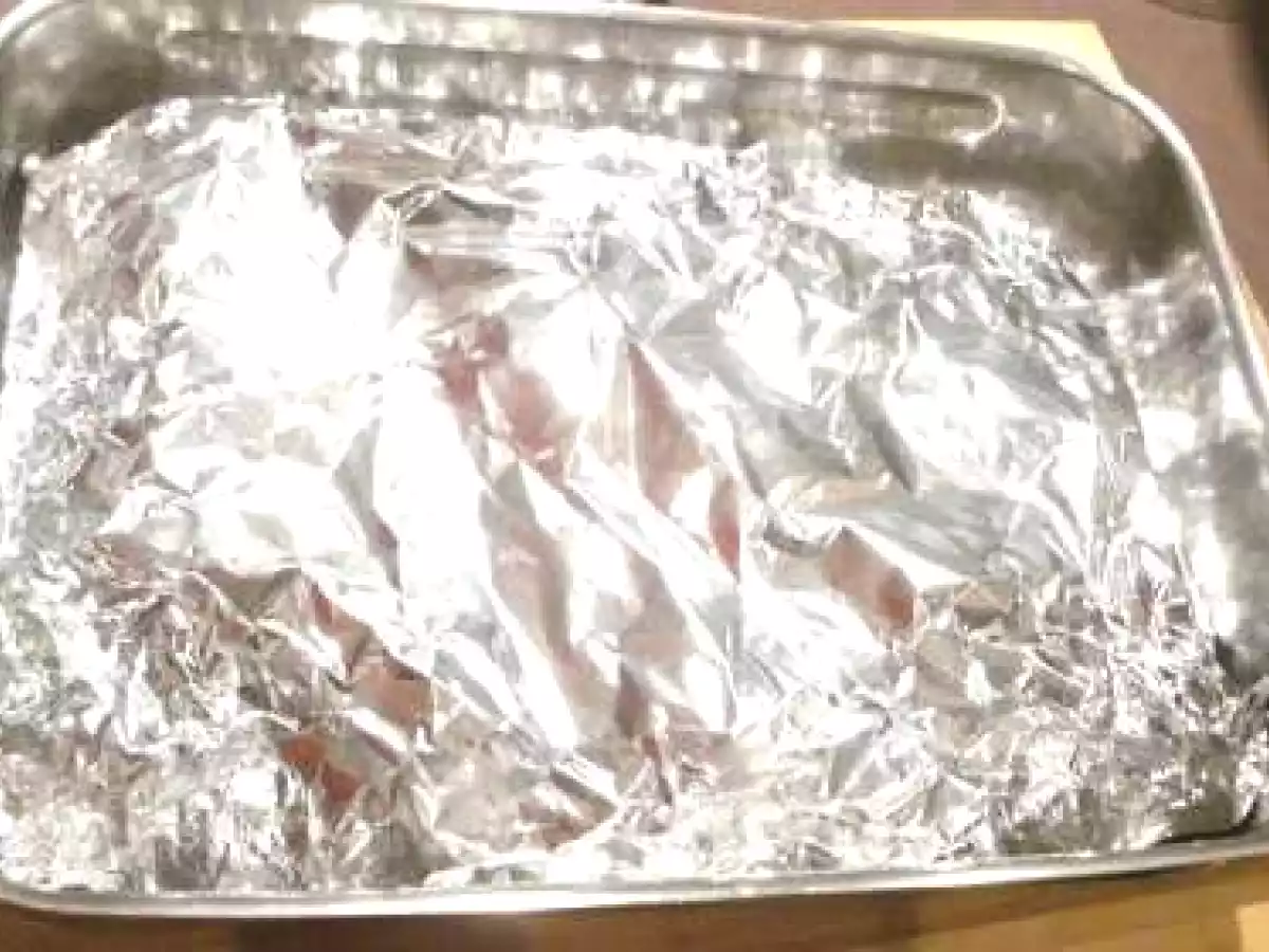 Pollo al cartoccio (Pollo envuelto en papel de aluminio) - foto 2