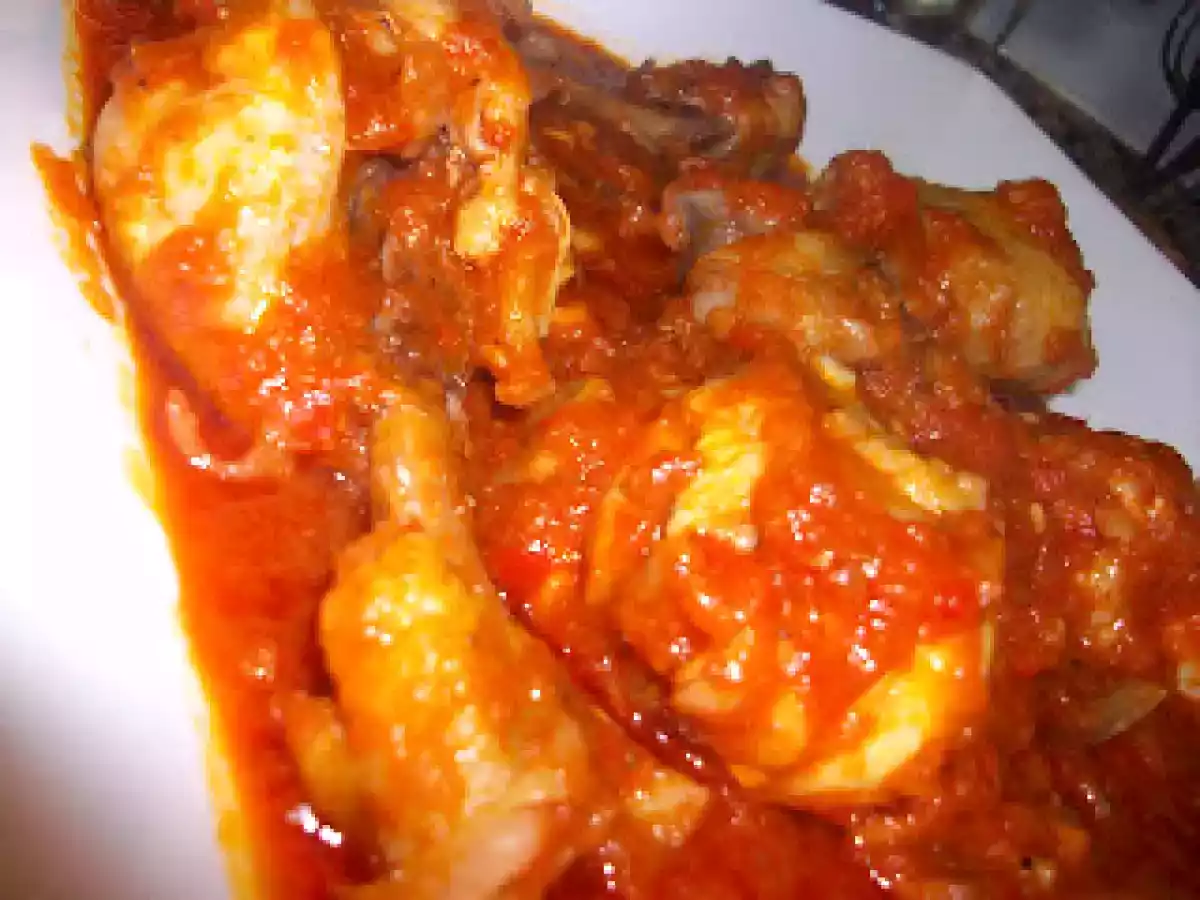 Pollo al chilindrón en Thermomix