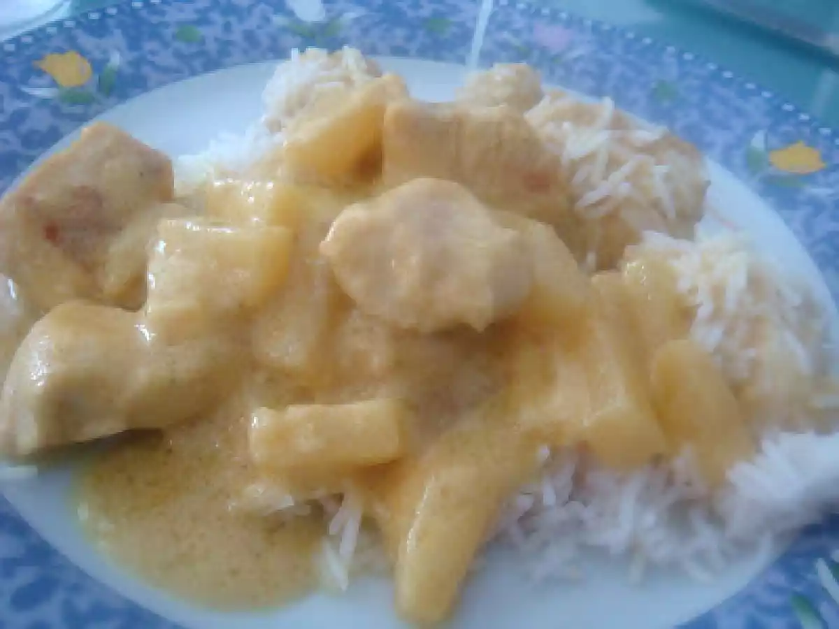 Pollo al Curry con Coco y Piña - foto 2